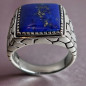 Bague Lapis-lazuli Argent 925 Taille 64