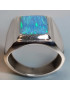 Bague Opale Harlequin Argent 925 Taille 62