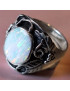 Bague Opale Harlequin Argent 925 Taille 63