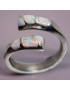 Bague Opale Harlequin Argent 925 Taille 55+