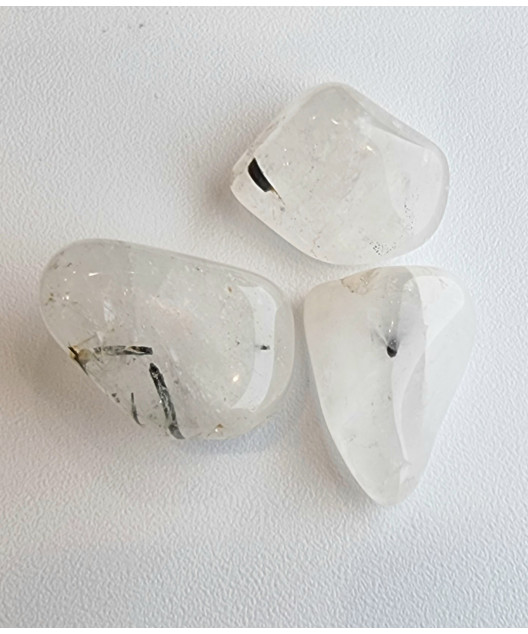 Pierre roulée Quartz tourmaline