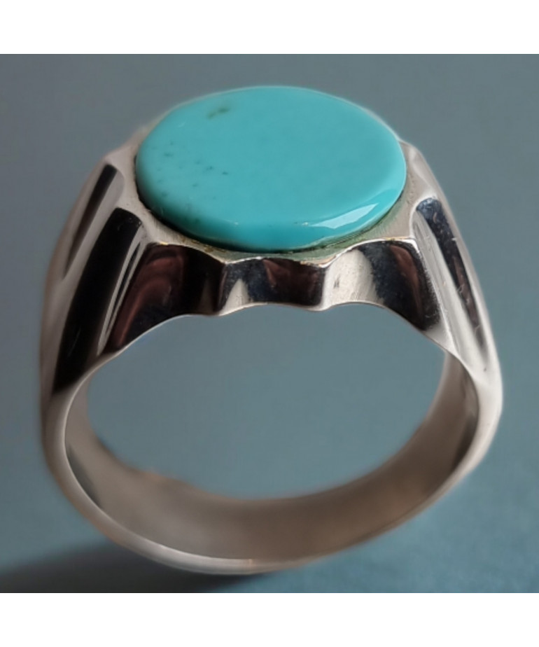 Bague Turquoise Argent 925 Taille 69