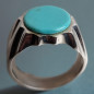 Bague Turquoise Argent 925 Taille 69