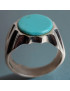 Bague Turquoise Argent 925 Taille 69