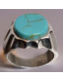 Bague Turquoise Argent 925 Taille 58