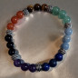 Bracelet 7 Chakras avec inserts 8mm