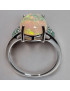 Bague Opale et Emeraude Argent 925