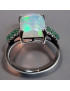 Bague Opale et Emeraude Argent 925