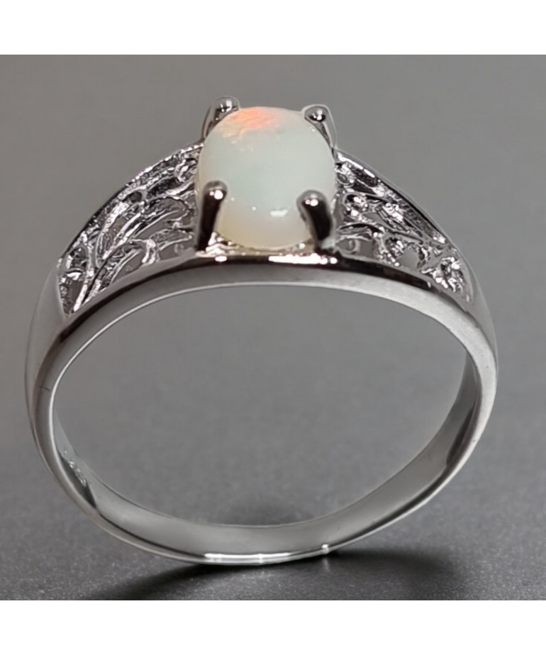 Bague Opale Argent 925 Taille 58