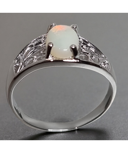 Bague Opale Argent 925 Taille 58