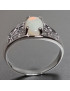 Bague Opale Argent 925 Taille 58