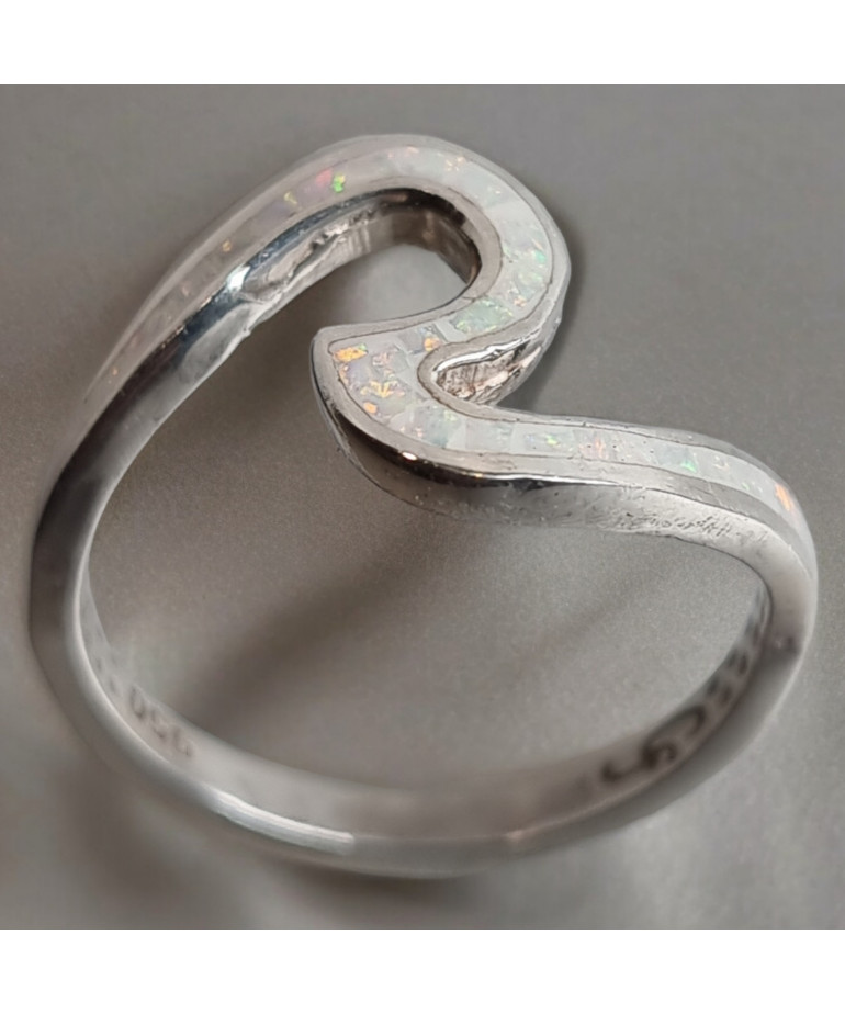 Bague Opale Argent 925 Taille 62