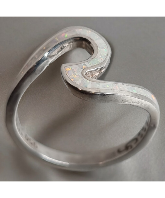 Bague Opale Argent 925 Taille 62