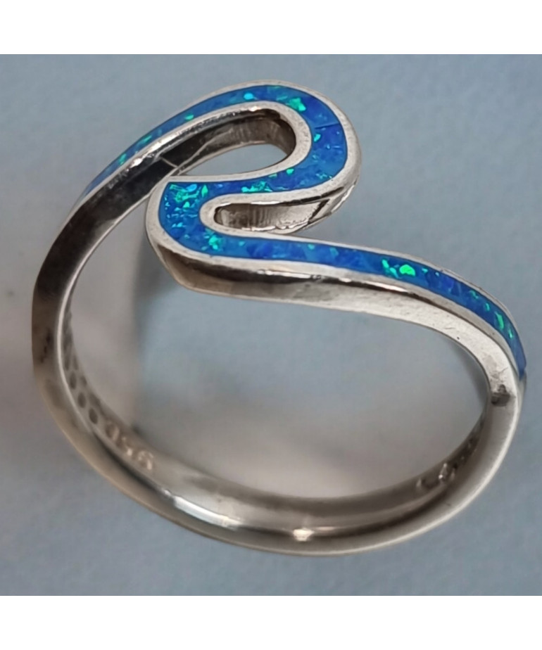 Bague Opale Argent 925 Taille 60
