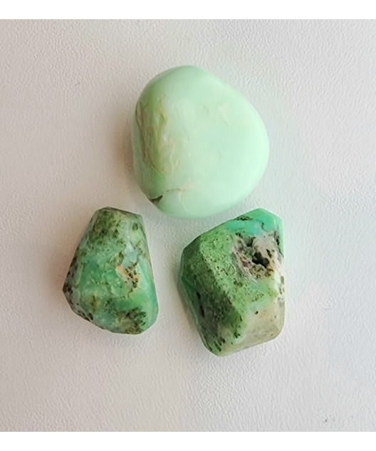 Pierre roulée Chrysoprase citron