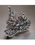 Bague Tête de Dragon Yeux Améthyste Argent 925 Taille 60
