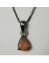 Pendentif Opale de feu & chaîne Argent 925