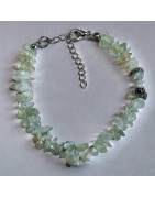 Bracelet Prehnite Baroque avec fermoir