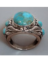 Bague Turquoise Argent 925 Taille 57