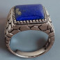 Bague Lapis-lazuli Argent 925 Taille 62