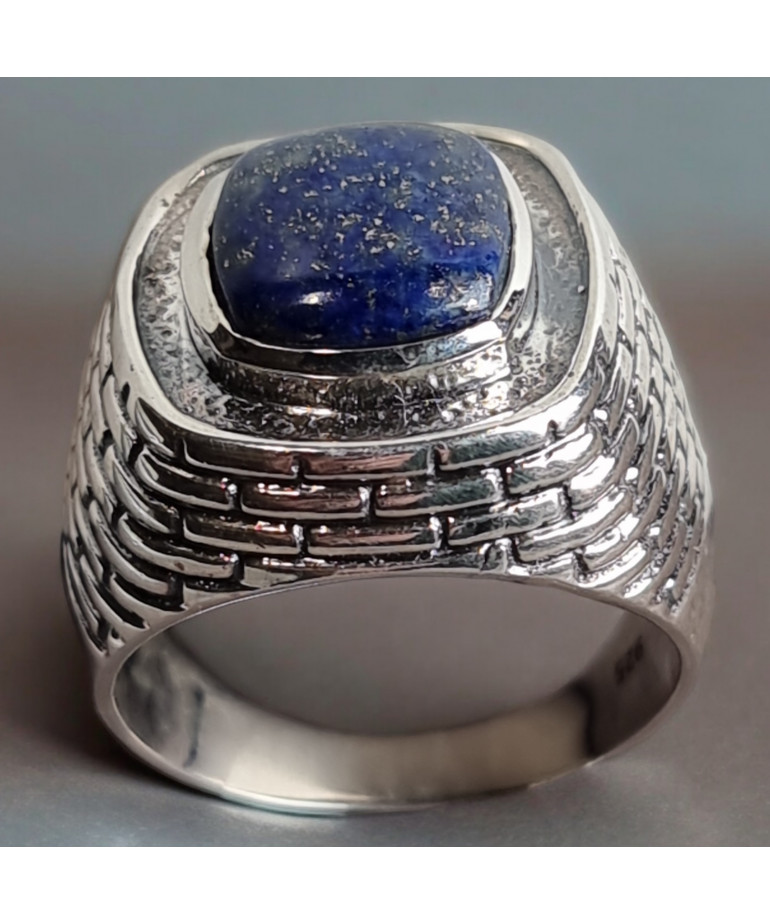 Bague Lapis-lazuli Argent 925 Taille 66