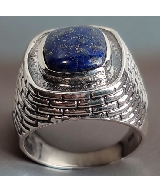 Bague Lapis-lazuli Argent 925 Taille 66