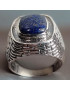 Bague Lapis-lazuli Argent 925 Taille 66