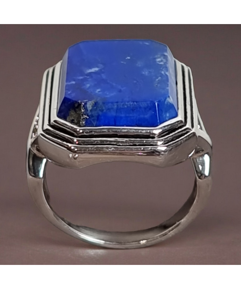 Bague Lapis-lazuli Argent 925 Taille 52