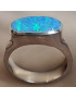 Bague Opale Harlequin Argent 925 Taille 62