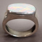 Bague Opale Harlequin Argent 925 Taille 57