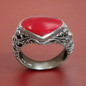 Bague Corail Argent 925