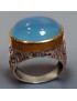 Bague Agate naturelle Argent 925 Taille 55