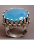 Bague Agate naturelle Argent 925 Taille 59