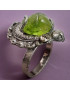 Bague Péridot Laiton Taille 53+