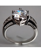 Bague Zirconium Acier inox Taille 52