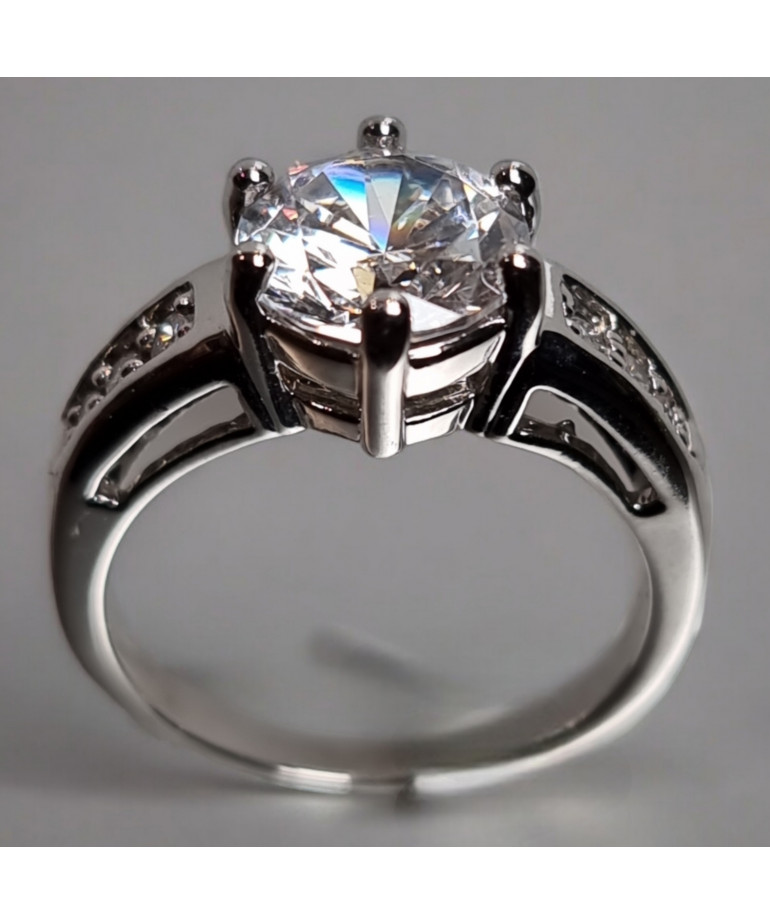 Bague Zirconium Acier inox Taille 52