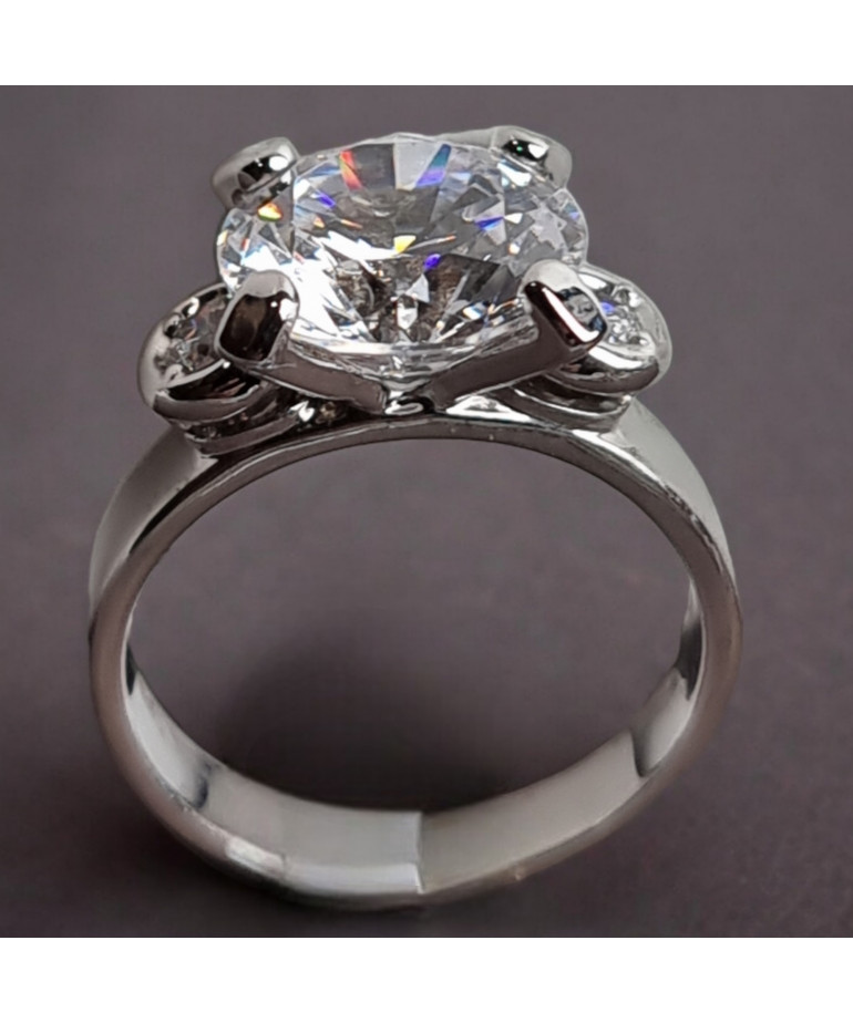 Bague Zirconium Acier inox Taille 52