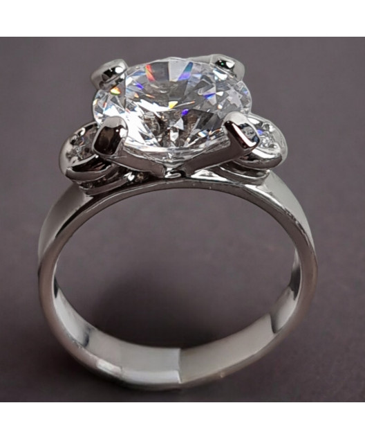 Bague Zirconium Acier inox Taille 52