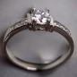 Bague Zirconium Acier inox