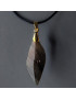 Pendentif Labradorite Bélière dorée sur cordon