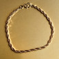 Bracelet Chaîne torsade Plaquée or