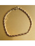Bracelet Chaîne torsade Plaquée or
