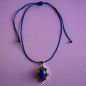 Pendentif Lapis-lazuli sur cordon réglable