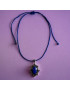 Pendentif Lapis-lazuli sur cordon réglable