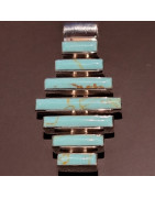 Pendentif Turquoise sur Chaîne Argent 925