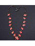 Collier Jaspe Rouge Turquoise et Coquillages Ours Amérindien Tribu Zuni Fermoir Argent 925
