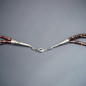 Collier Jaspe Rouge Turquoise et Coquillages Cheval Amérindien Tribu Zuni Fermoir Argent 925