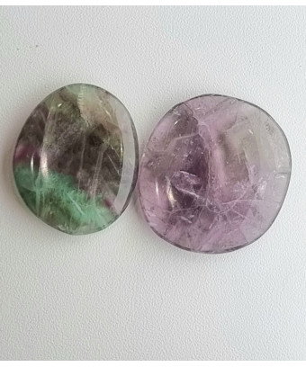 Pierre plate Fluorite rainbow