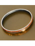 Bracelet Swarovski orange Acier Inox