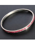 Bracelet Swarovski rouge Acier Inox